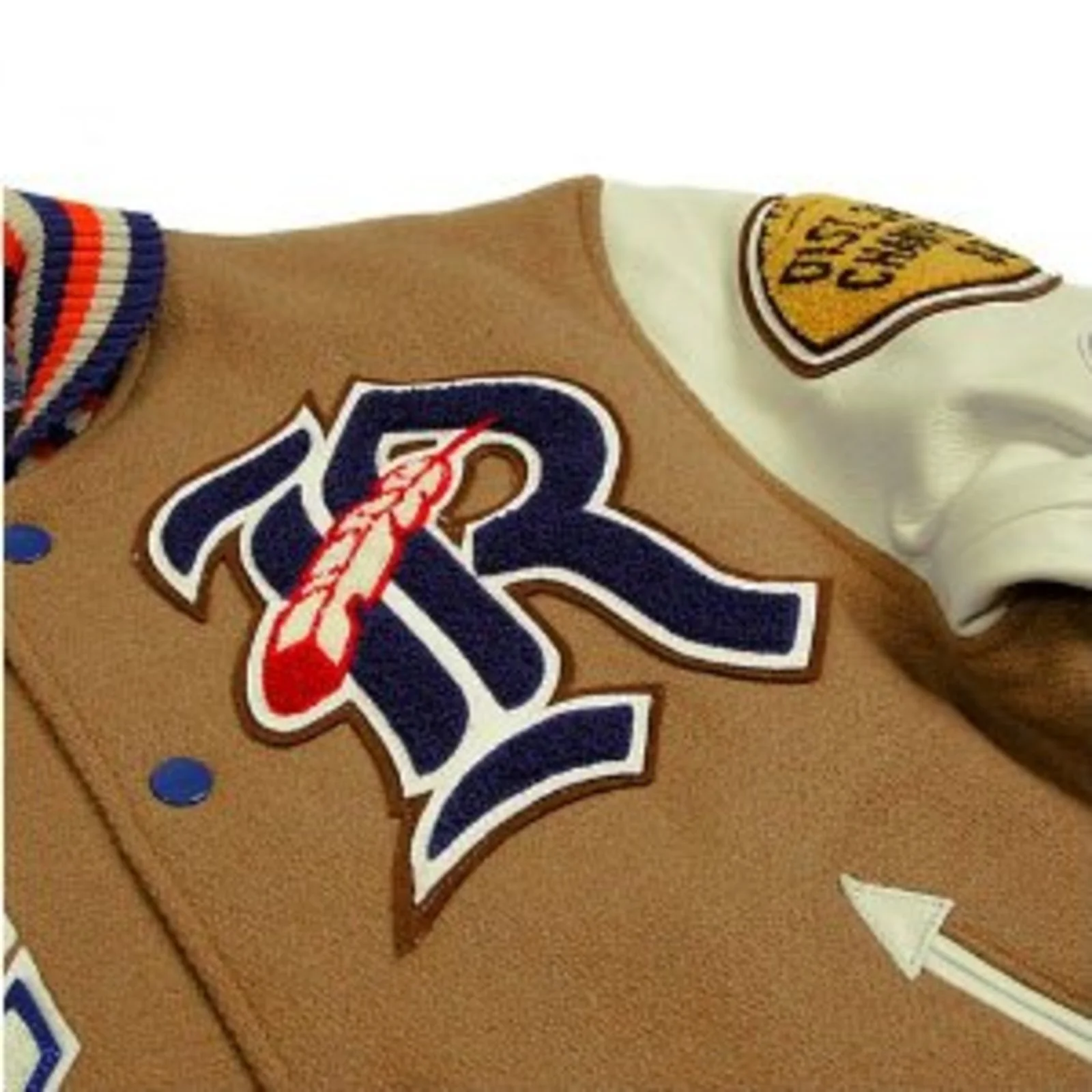 Letterman jacket by Sugar Cane Whitesville Letterman Roswell Indians stadium jacket WV11595 134 CANE2857 - Image 4