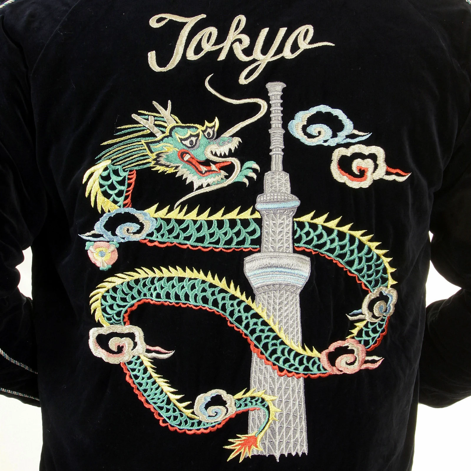 Tokyo Musashi Dragon Embroidered TT12420 Black Suka Jacket TOYOSC1084A - Image 6