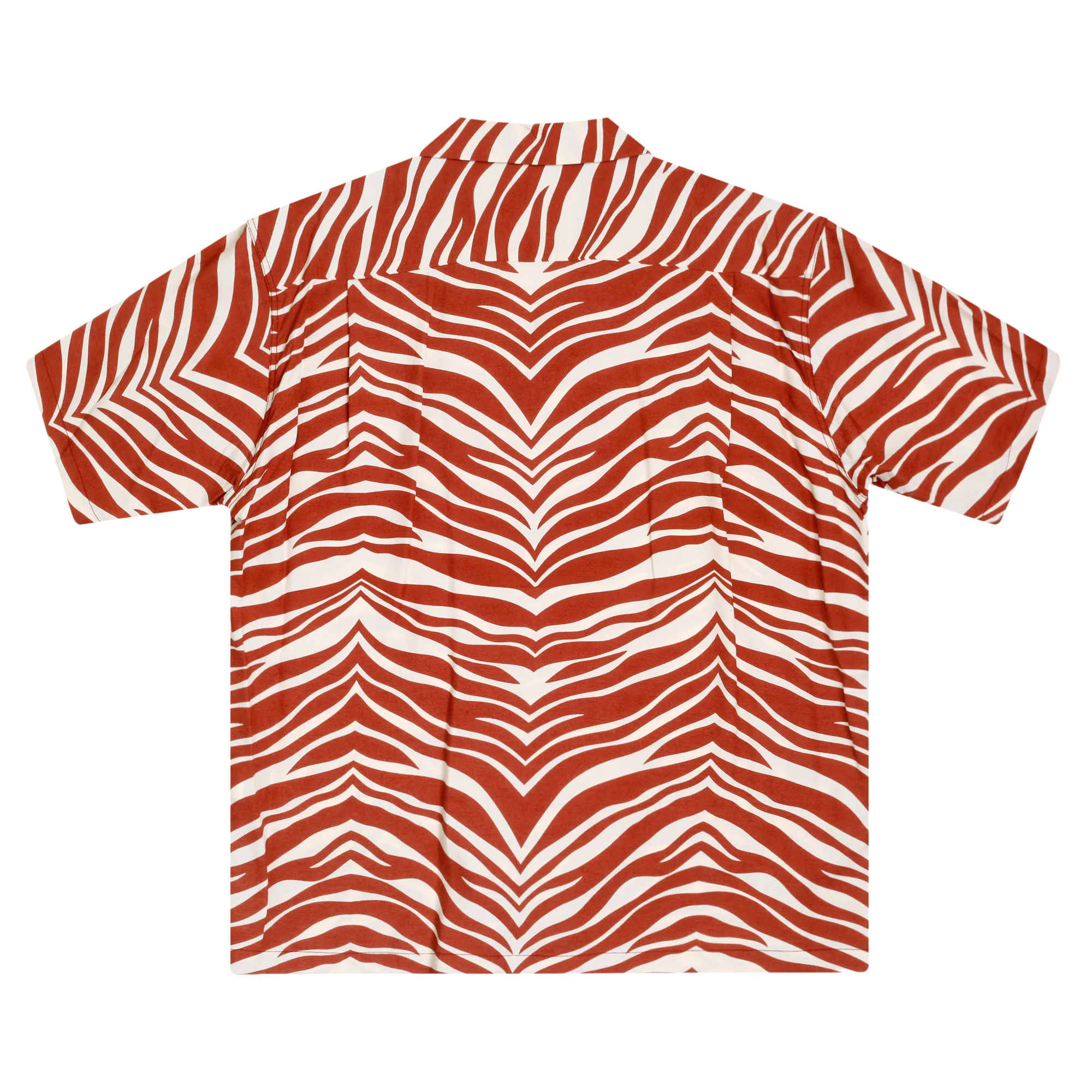 Zebra Printed Star of Hollywood SH37879 Orange Hawaiian Shirt SoH9039 - Image 7