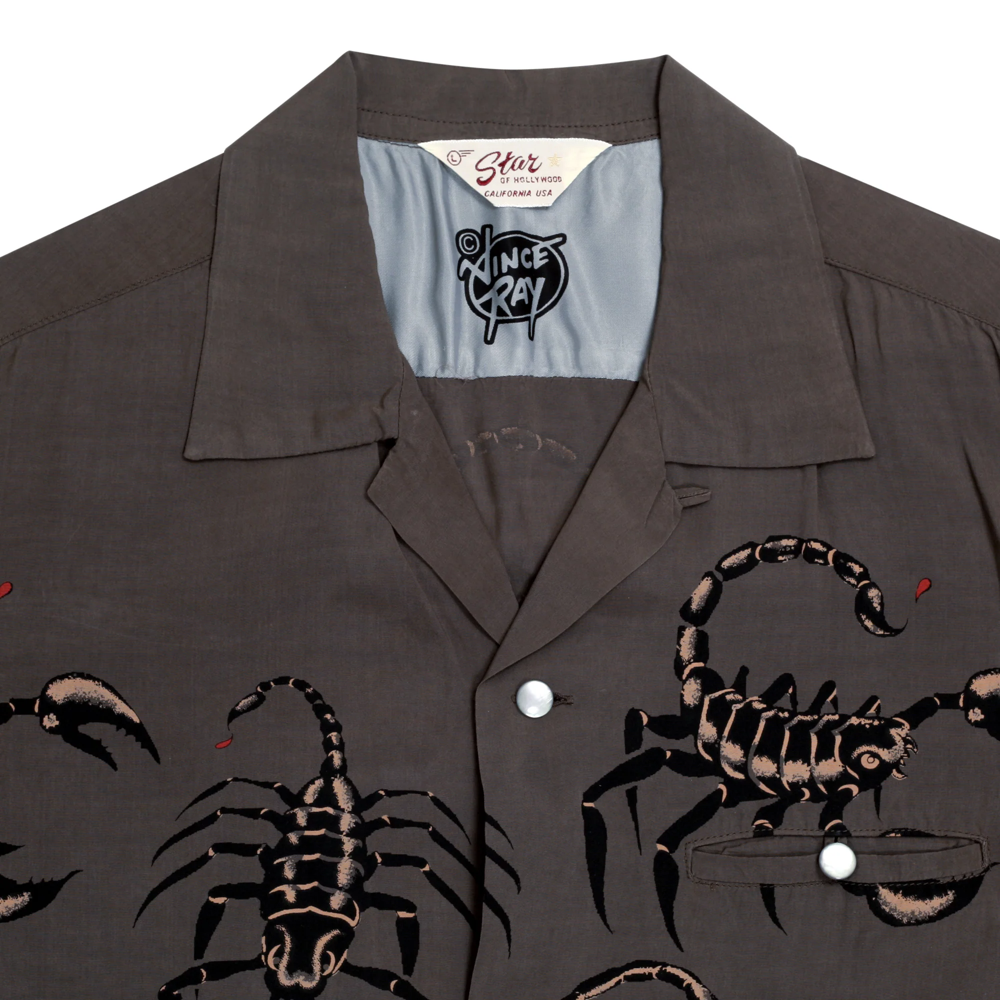 Scorpion SH37277 Vince Ray X Star of Hollywood Grey Shirt SoH9041 - Image 3
