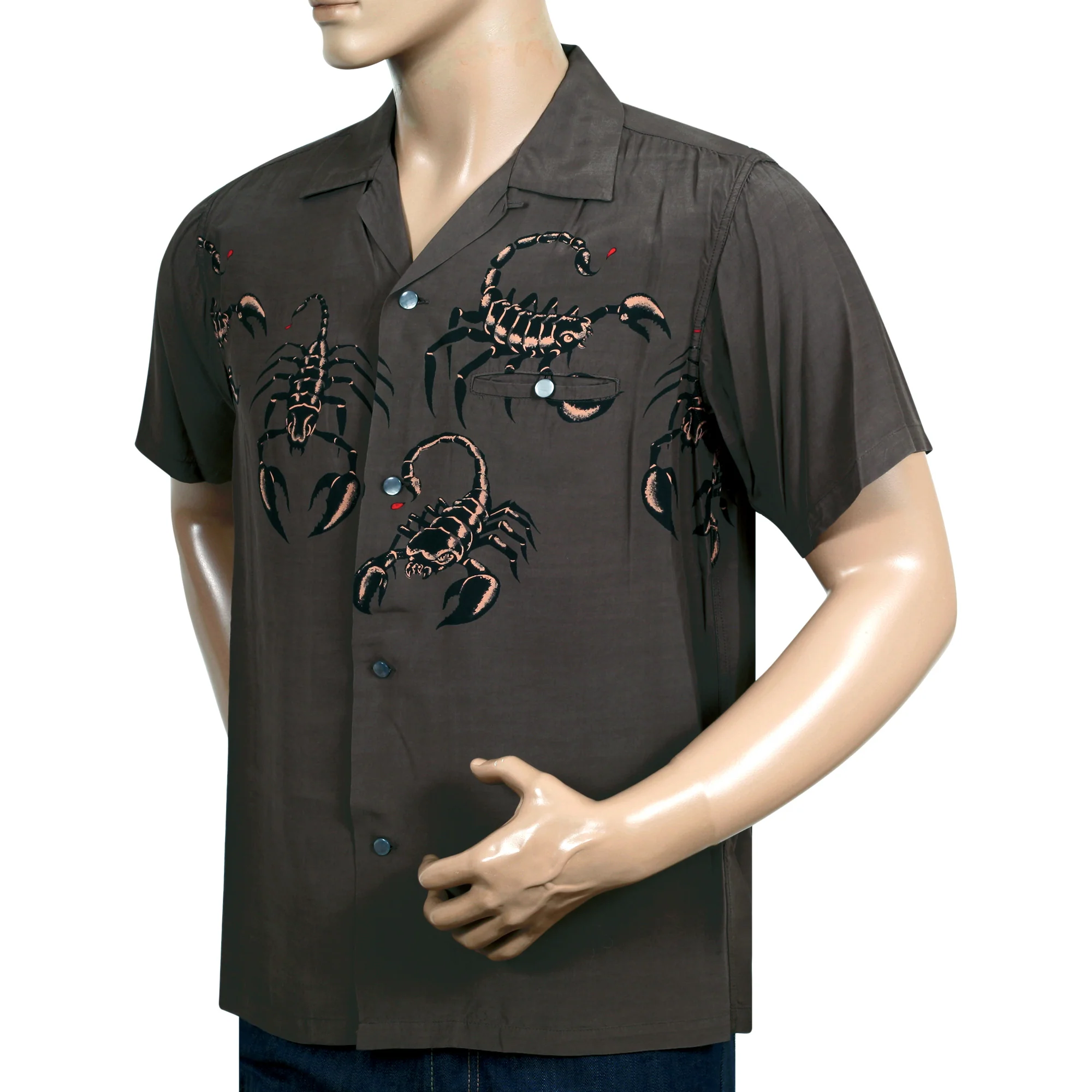 Scorpion SH37277 Vince Ray X Star of Hollywood Grey Shirt SoH9041 - Image 6