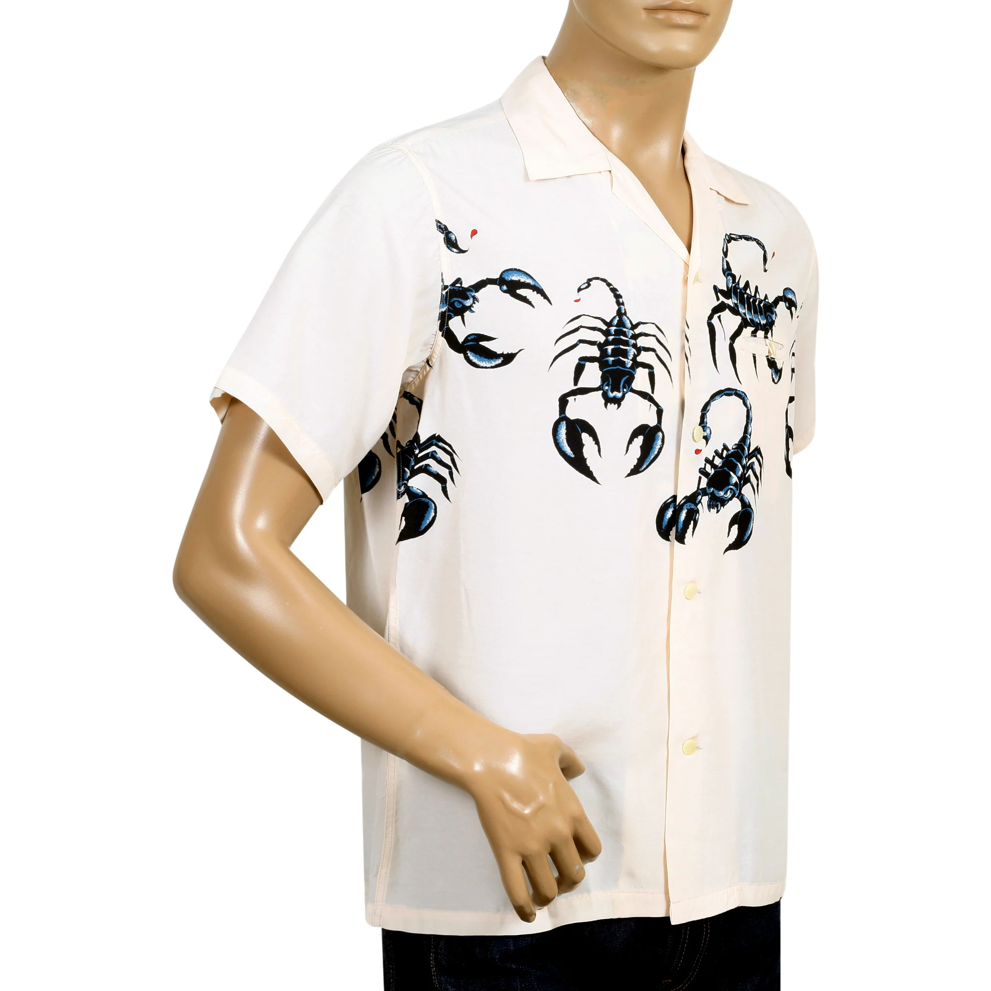 Scorpion SH37277 Vince Ray X Star of Hollywood Off White Shirt SoH9040 - Image 6