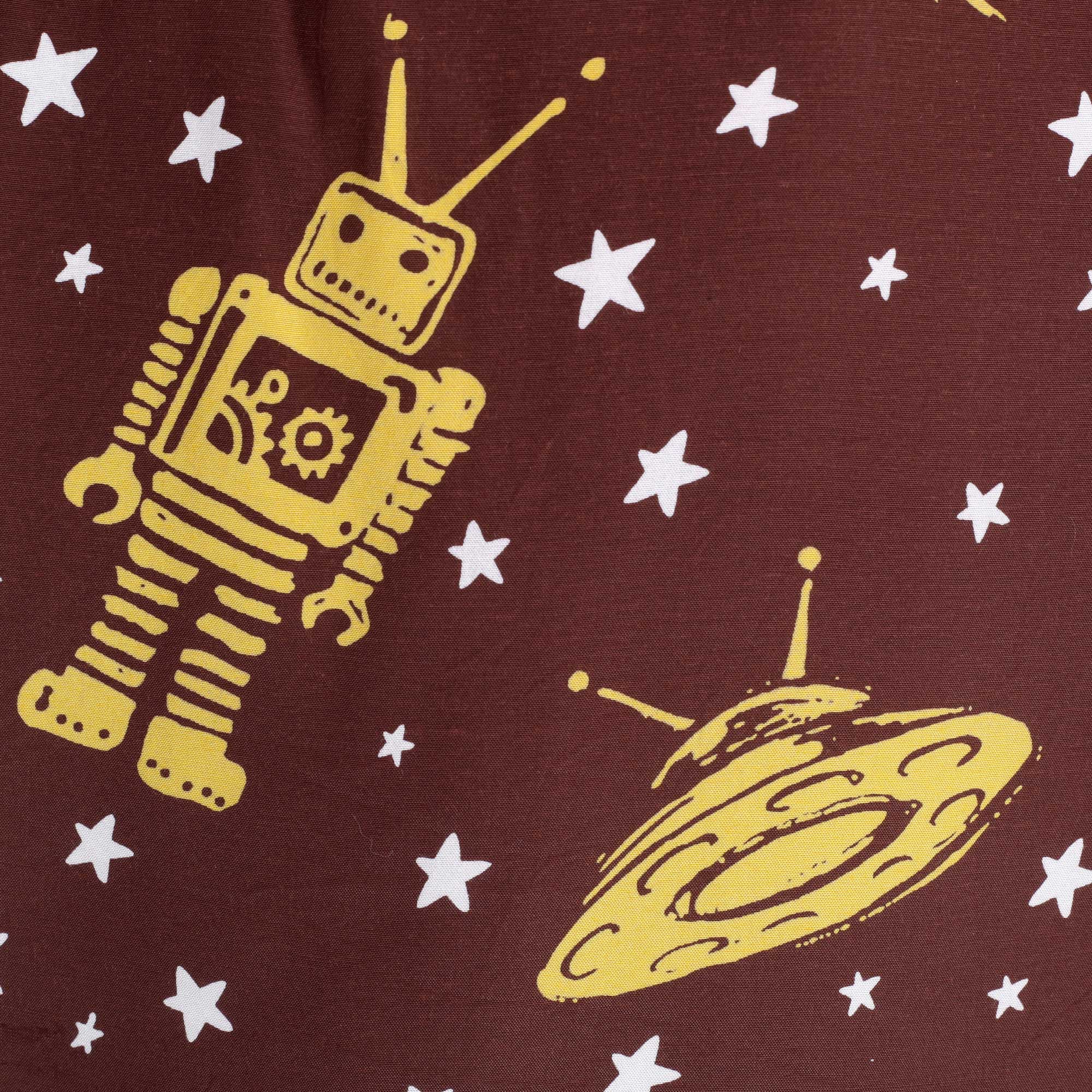 Vince Ray Star of Hollywood SH37591 Space Rockets Brown Shirt SoH9045 - Image 4