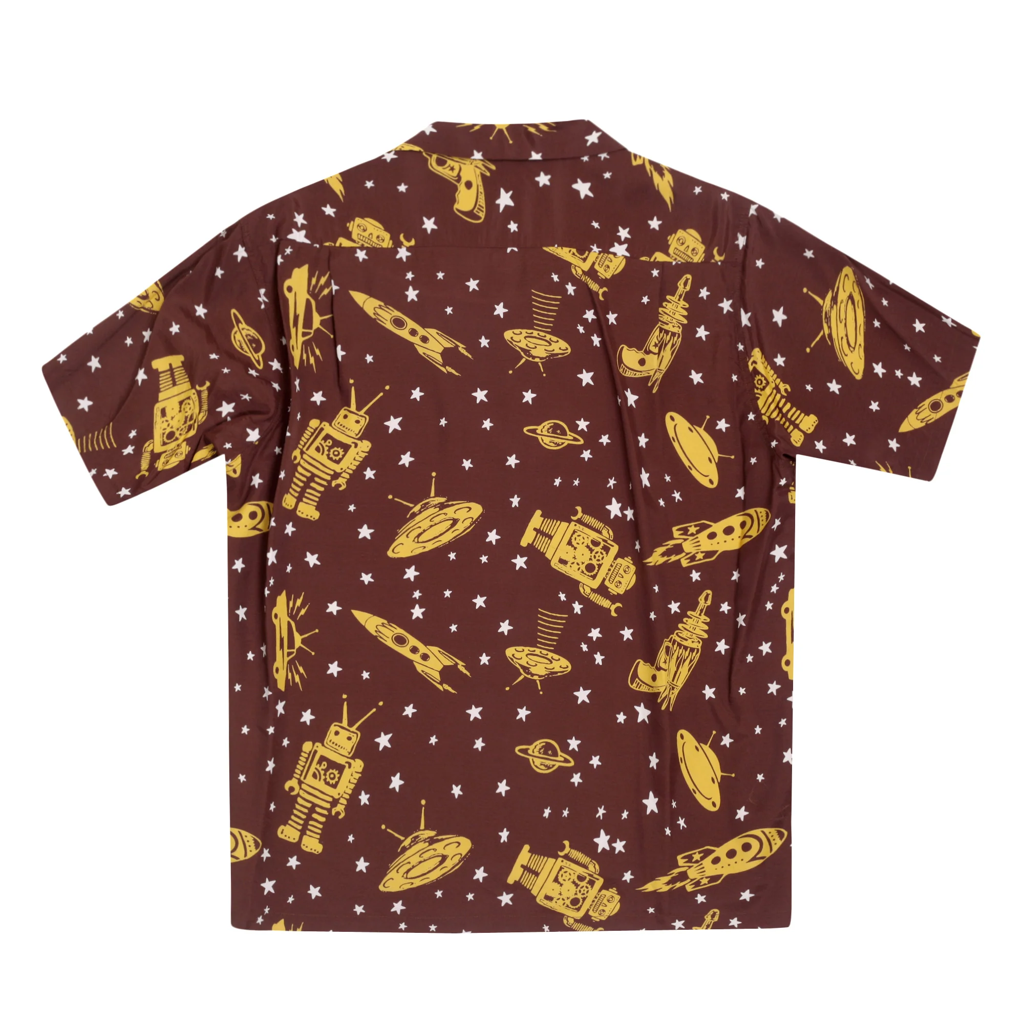 Vince Ray Star of Hollywood SH37591 Space Rockets Brown Shirt SoH9045 - Image 8