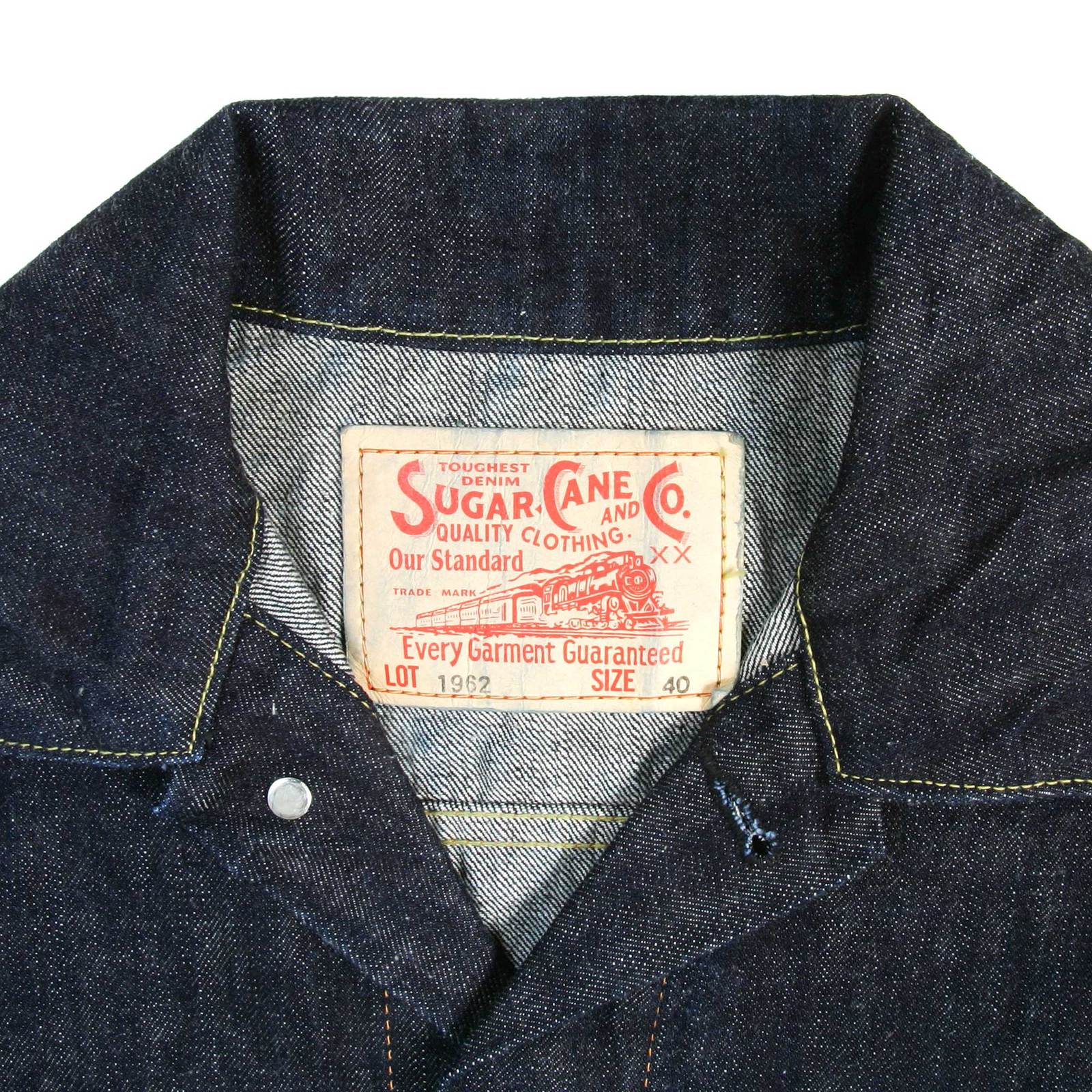 Vintage Cut Western Style SC11962A One Wash Denim Jacket CANE9034 - Image 4