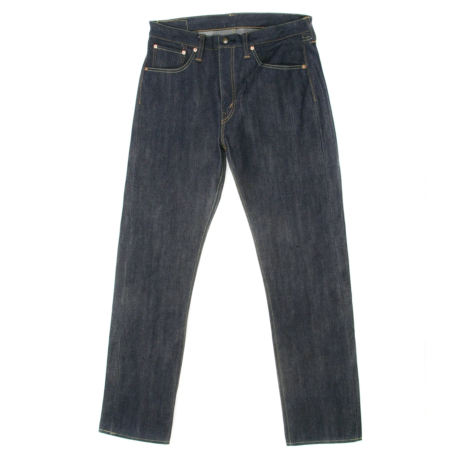 Navy Vintage Cut Non Wash SC40051N Selvedge Denim Jeans CANE0270 - Image 3