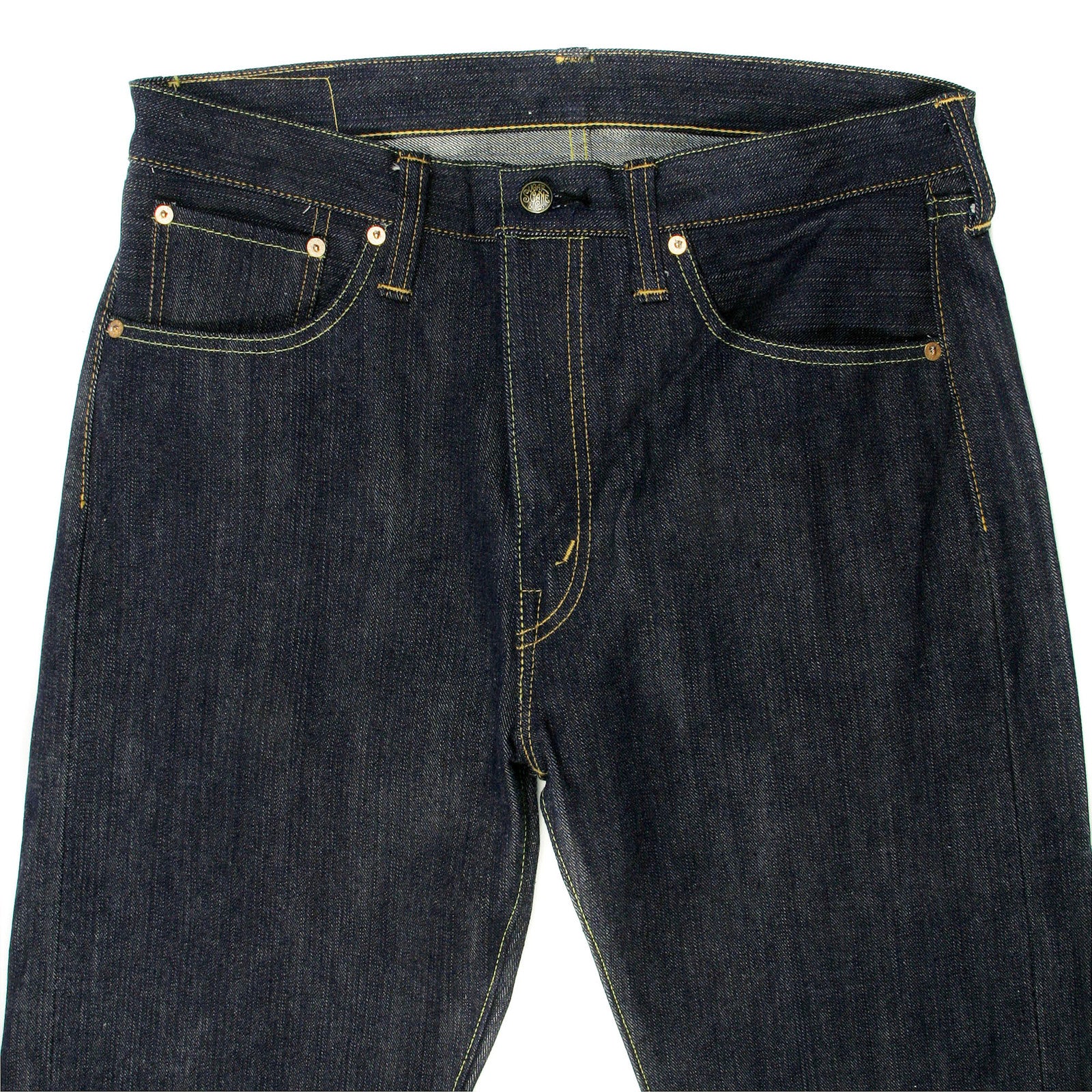 Navy Vintage Cut Non Wash SC40051N Selvedge Denim Jeans CANE0270 - Image 4