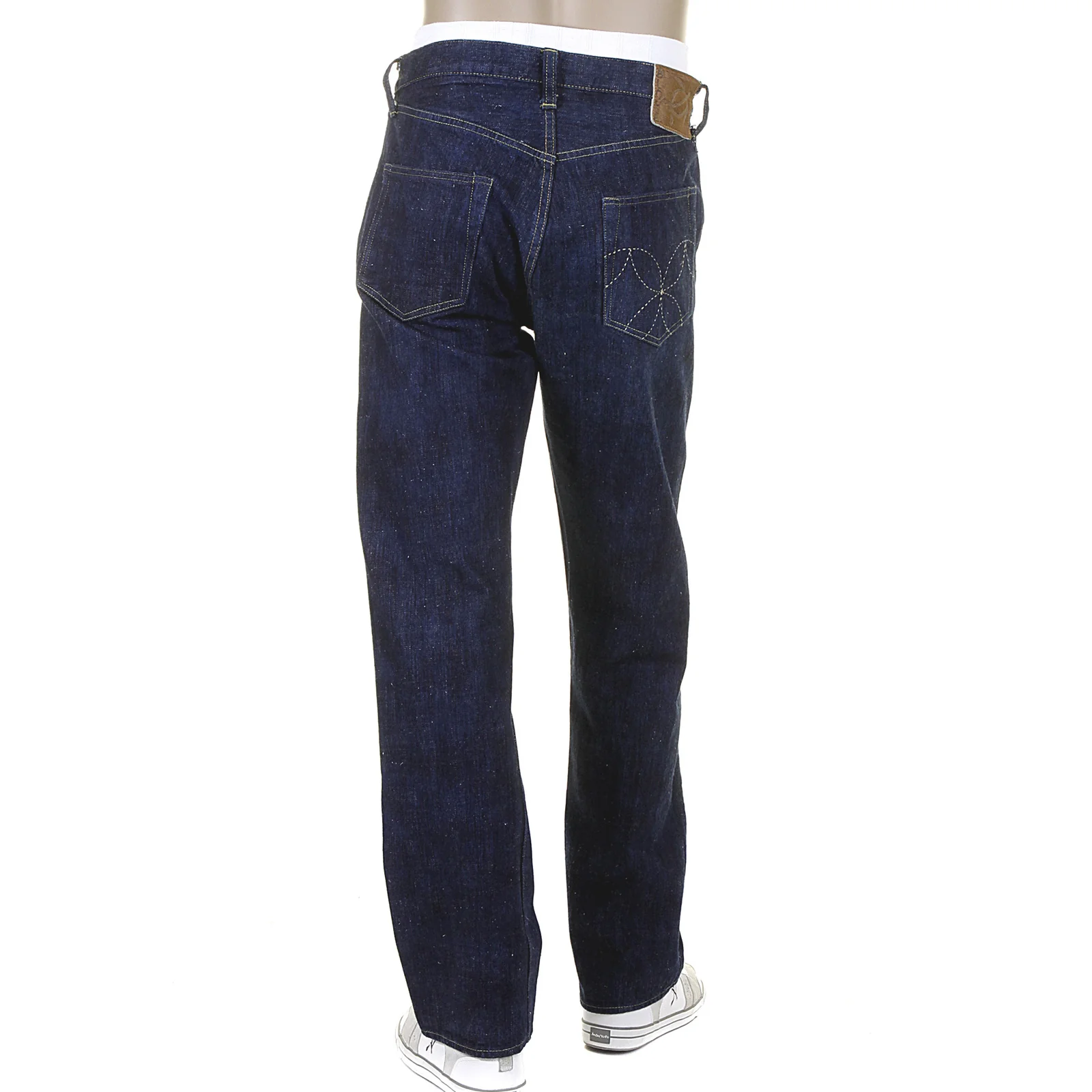 One Wash Vintage Cut SC40401A Navy Blue Selvedge Denim Jeans CANE2029 - Image 6