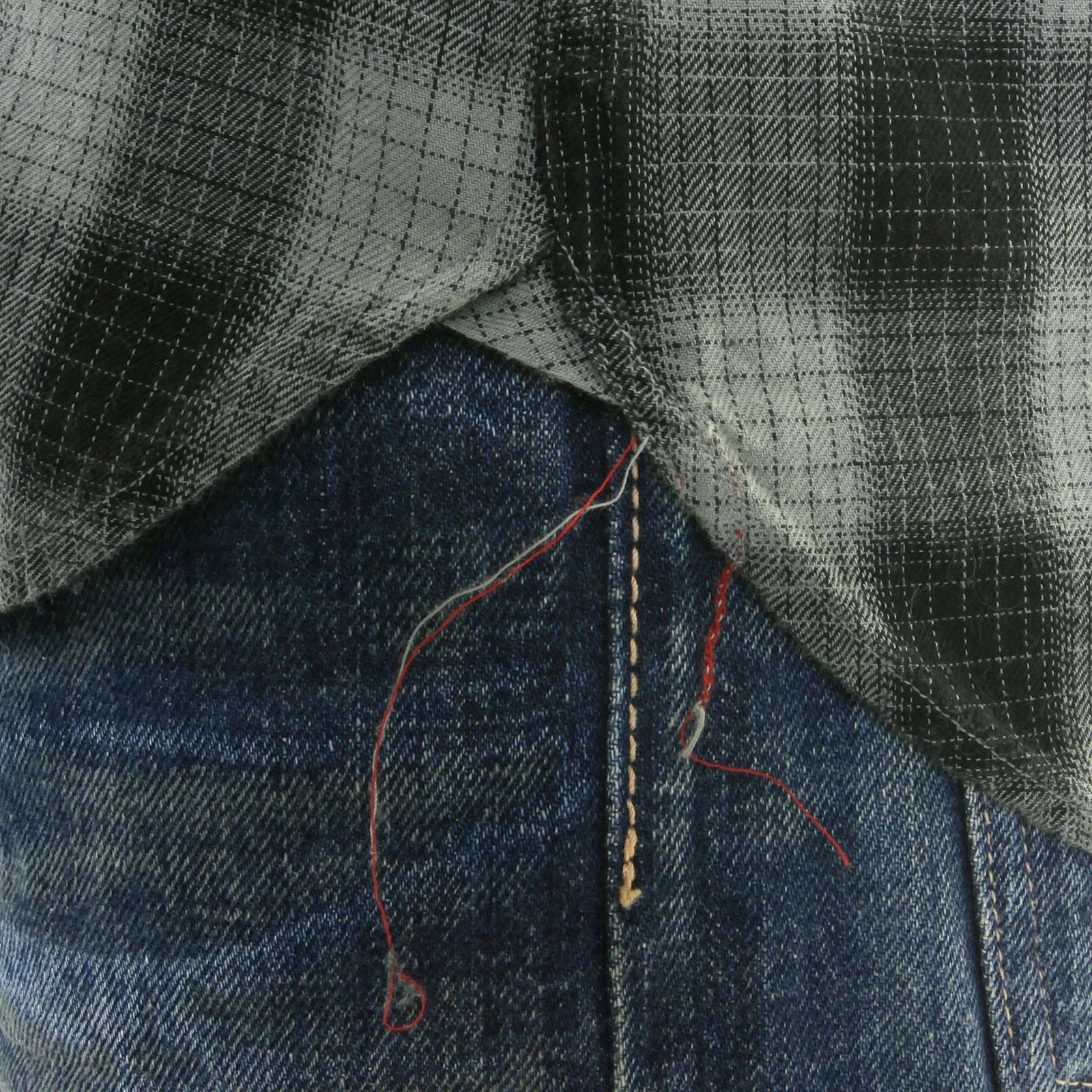 Grey Check SC25371 Western Shirt with Diamond Shaped Buttons CANE2825 - Image 9