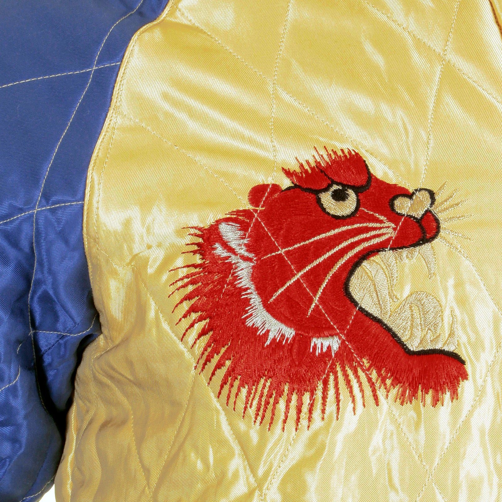 Tiger Embroidered TT11783 Yellow and Royal Blue Suka Jacket TOYOSC4233A - Image 6