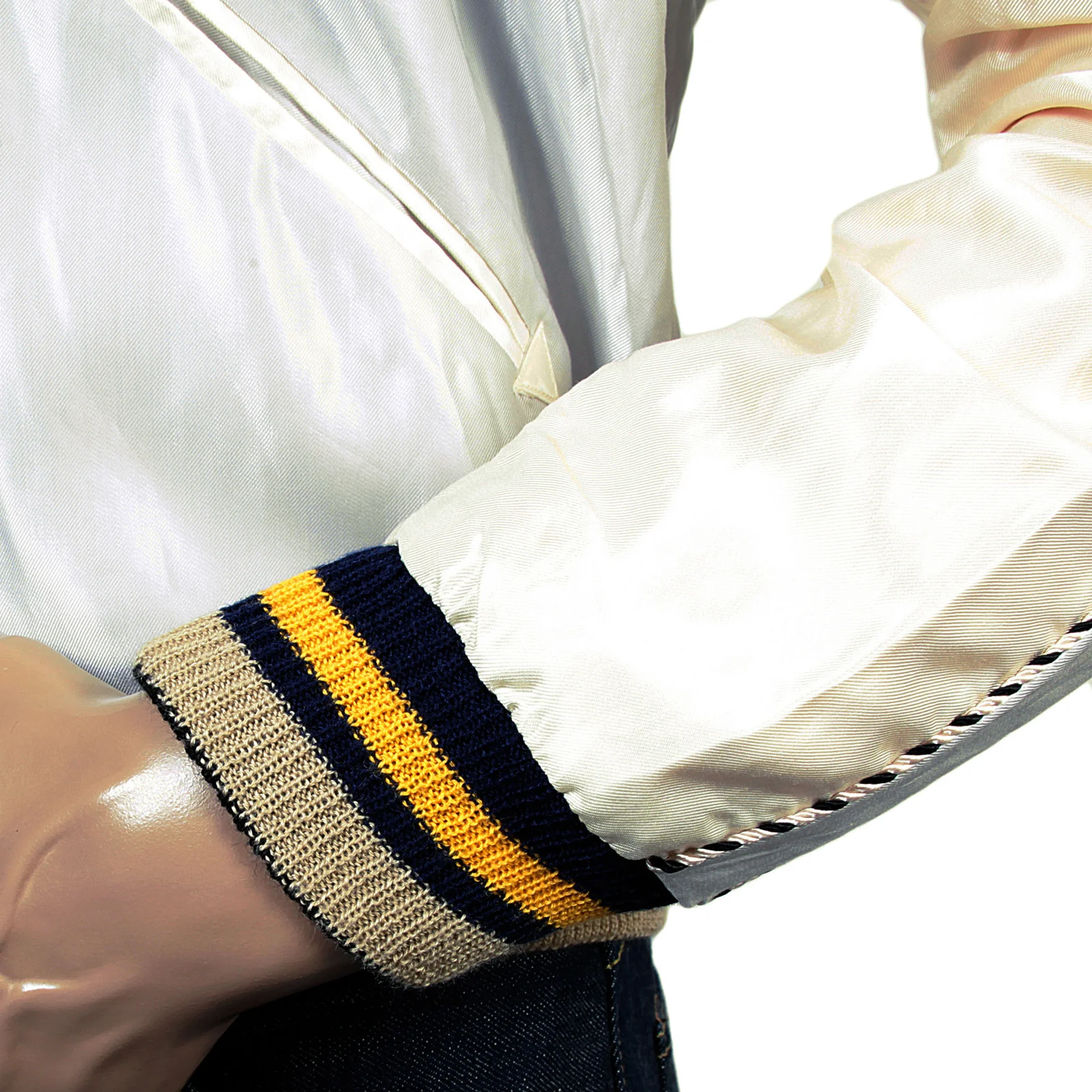 American Eagle Embroidered TT13001 Silver Souvenir Jacket TOYOSC3709 - Image 5