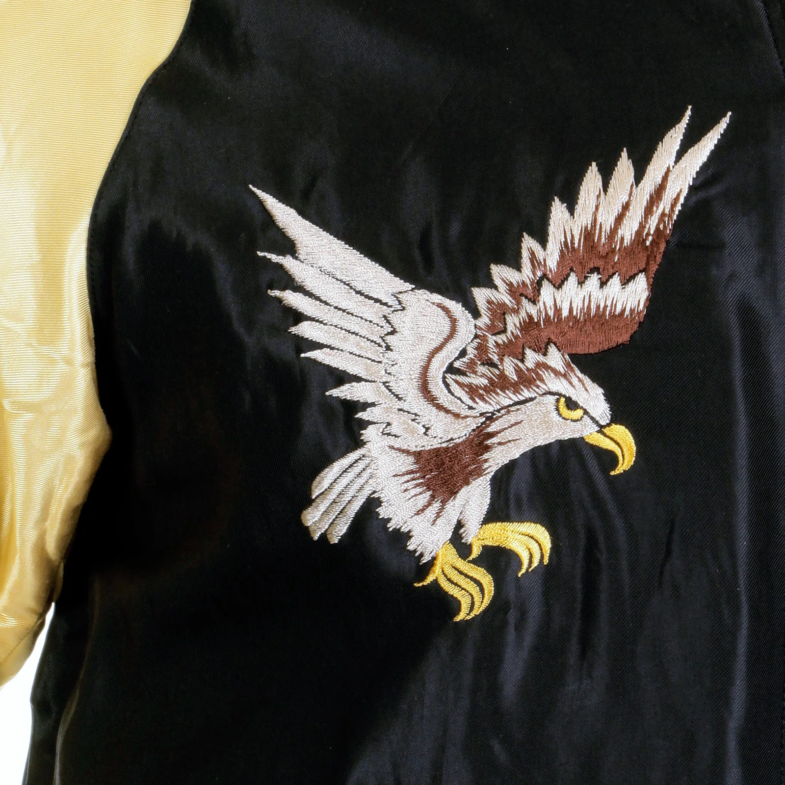 Reversible USA Eagle TT11781 Black and Gold Suka Jacket TOYOSC4232 - Image 7