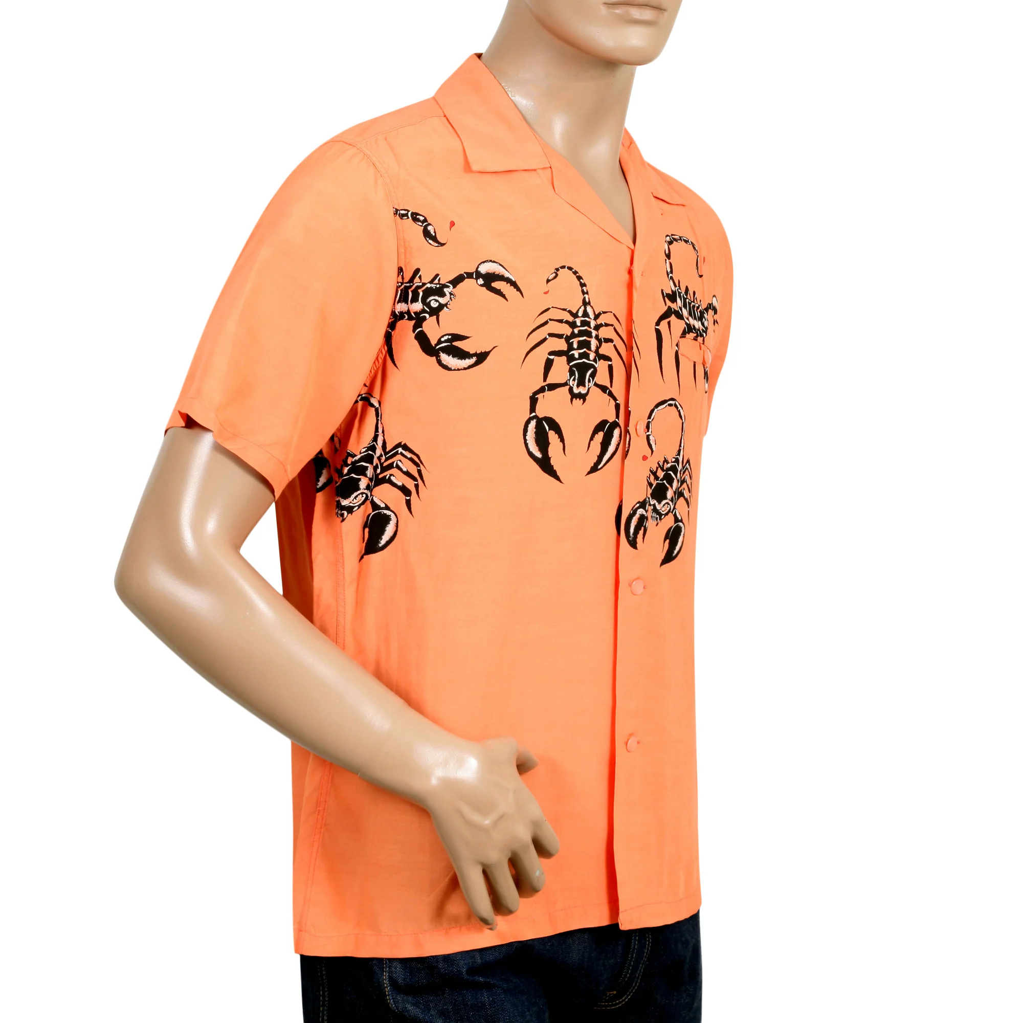 Scorpion Print Vince Ray SH37277 Star of Hollywood Pink Shirt SoH9042 - Image 6